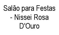 Logo Salão para Festas - Nissei Rosa D'Ouro em Jardim Leblon