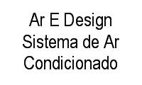 Logo Ar E Design Sistema de Ar Condicionado