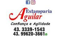 Logo de Estamparia Aguilar - Uniforme e Camisetas em Residencial Professora Marieta