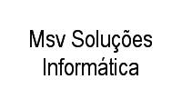 Logo Msv Soluções Informática em Vila Hamburguesa
