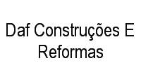 Logo Daf Construções E Reformas em Jardim Carioca