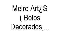 Logo Meire Art¿S ( Bolos Decorados,Doces E Biscuit).