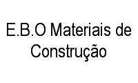 Logo E.B.O Materiais de Construção em Sobradinho