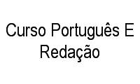 Logo Curso Português E Redação em Centro