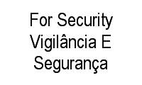 Logo For Security Vigilância E Segurança em Rio Comprido