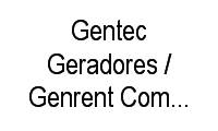 Logo Gentec Geradores / Genrent Com. Geradores em Nova Suíça