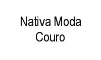 Logo Nativa Moda Couro em Água Verde