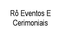 Logo Rô Eventos E Cerimoniais