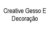 Logo Creative Gesso E Decoração