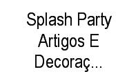 Logo Splash Party Artigos E Decorações de Festas em Asa Norte