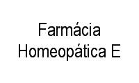 Logo Farmácia Homeopática E em Zona 01