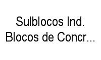 Logo Sulblocos Ind. Blocos de Concreto E Pavimentos em Marechal Floriano
