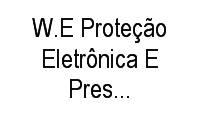 Logo W.E Proteção Eletrônica E Prestação de Serviços em Residencial Goiânia Viva