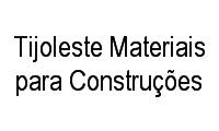Logo Tijoleste Materiais para Construções em Quarta Parada