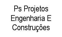 Logo Ps Projetos Engenharia E Construções