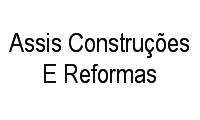 Logo Assis Construções E Reformas em Pedra Redonda