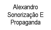Logo Alexandro Sonorização E Propaganda