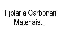 Logo Tijolaria Carbonari Materiais para Construções em Chora Menino