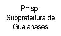 Logo Pmsp-Subprefeitura de Guaianases em Jardim São Carlos (Zona Leste)