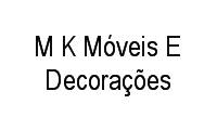 Logo M K Móveis E Decorações em Águas Belas