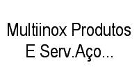 Logo Multiinox Produtos E Serv.Aço Inox E Vidro em Ponto Novo