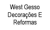 Logo West Gesso Decorações E Reformas em Campo Grande