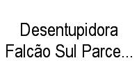 Logo Desentupidora Falcão Sul Parceria Porto Mix em Auxiliadora