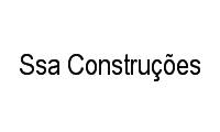 Logo Ssa Construções em Tomba