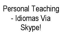 Logo Personal Teaching - Idiomas Via Skype!