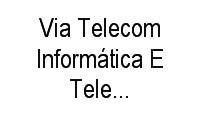 Logo Via Telecom Informática E Telecomunicações