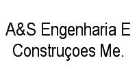 Logo A&S Engenharia E Construçoes