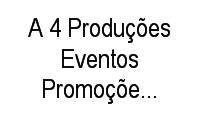 Logo A 4 Produções Eventos Promoções & Elencos