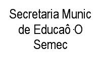 Logo Secretaria Munic de Educaô·O Semec em Trem