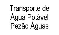 Logo Transporte de Água Potável Pezão Águas em Jardim Gramacho