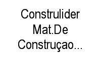 Logo Construlider Mat.De Construçao & Construtora em Centro