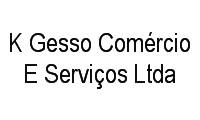 Logo K Gesso Comércio E Serviços Ltda em Paredões