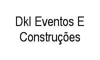 Logo Dkl Eventos E Construções
