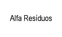 Logo Alfa Resíduos