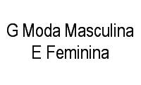 Logo G Moda Masculina E Feminina em Aterrado