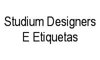 Logo Studium Designers E Etiquetas em Riacho das Pedras