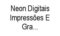 Logo Neon Digitais Impressões E Gravações de Midias em Vila Gomes Cardim