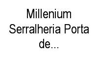 Logo Millenium Serralheria Porta de Enrolar Automática