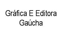 Logo Gráfica E Editora Gaúcha em São João