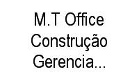 Logo M.T Office Construção Gerenciamento E Comércio em Irajá