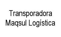 Logo Transporadora Maqsul Logística em Bonsucesso