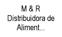 Logo M & R Distribuidora de Alimentos E Bebidas Ltda em Quintas