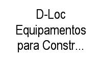 Logo D-Loc Equipamentos para Construção Civil em Vila Jacuí