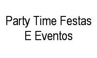 Logo Party Time Festas E Eventos