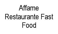 Logo Affame Restaurante Fast Food em Conceição