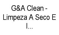 Logo G&A Clean - Limpeza A Seco E Impermeabilização em Ponto Novo